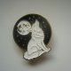 METALOWA EMALIOWANA PRZYPINKA PIN WILK
