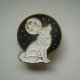 METALOWA EMALIOWANA PRZYPINKA PIN WILK