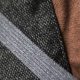 Szaro-brązowa duża torba z kominem patchwork