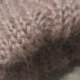 Beanie cocoa moherowa czapka handmade