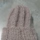 Beanie cocoa moherowa czapka handmade
