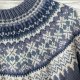 Sweter handmade wełna