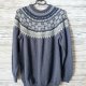 Sweter handmade wełna