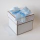 Pamiątka Chrztu Świętego dziecka exploding box kartka 3d