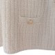 Krótki sweter beżowy bawełna wiskoza H&M S