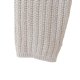 Krótki sweter beżowy bawełna wiskoza H&M S