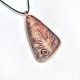 Watra. Wisiorek z miedzi, ognisko. Amulet