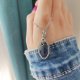 Naszyjnik Lapis Lazuli stal chirurgiczna wisiorek handmade wirewrapping