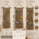 jutowa ścienna boho dekoracja i organizer na biżuterię