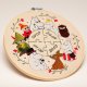 Muminki - urodzinki Twojej Rodzinki- haft w tamborku 20 cm