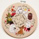 Muminki - urodzinki Twojej Rodzinki- haft w tamborku 20 cm