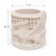 Gipsowy pojemnik na świecę z gryfem 8 cm | do świec sojowych DIY