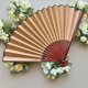 Unique Mystical Japanese Sensu Folding Fan – Hand-Painted Spiritual Art