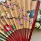 Unique Mystical Japanese Sensu Folding Fan – Hand-Painted Spiritual Art