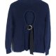 Micha Lounge sweter odkryte plecy z paseczkiem / M