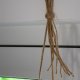 Wisząca osłonka ze sznurka jutowego boho na doniczkę handmade