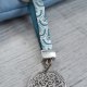 BRELOK DO KLUCZY ORIENT WAVES TURQUOISE