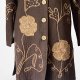 INDIGO MOON Art & Vintage – Haftowany Płaszcz Boho Folk S/M Jak Nowy