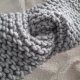 SZARA wąska OPASKA turban handmade - delikatniejsza forma, wyjątkowy charakter