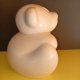 Kultowa biała figurka niedźwiedzia z ceramiki Royal Boch (20 cm) - stan idealny