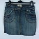 H&M LOGG dżinsowa spódnica mini jeans / 34
