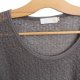 Subtelny sweter ażurowy szary Units XL