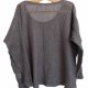 Subtelny sweter ażurowy szary Units XL