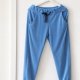 Dres komplet z misiem miękki 36 S 38/M niebieski ala welur bluza kaptur spodnie dresowe