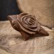 Broszka z naturalnego drewna lipy – rękodzieło z duszą - prezent dla kobiety dla niej Unique Jewelry Design; Luxury Wooden