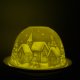 PORCELANOWY LAMPION KRAJOBRAZ ZIMOWY