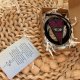 NASZYJNIK SZKLANY AMULET "TRZECIE OKO" WISIOREK WITRAŻ