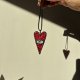 NASZYJNIK SZKLANY AMULET "TRZECIE OKO" WISIOREK WITRAŻ