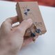 Asymetryczne boho kolczyki, małe koła z kamieniami i ceramiką