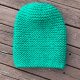 100% WOOL * ZIMOWA WEŁNIANA CZAPKA * ZIELONA NA PRAWO