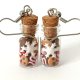 Świąteczne Kolczyki Ciastka w Słoikach Gingerbread Man Ciastek