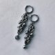 Asymetryczne kolczyki chainmaille ze stali chirurgicznej z cyrkonią – gothic, alternatywne, handmade