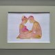 Blisko siebie – oryginalny obraz z suszonych kwiatów 30 × 21 cm