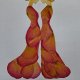 Blisko siebie – oryginalny obraz z suszonych kwiatów 21 × 30 cm