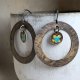 Kolczyki Secret Garden - Ochre & Turquoise