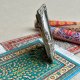 Vintage Art Nouveau Style Silver Plated Mini Miniature Iris Ribbon Bow Photo Picture Frame