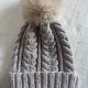 Czapka z 100% wełny merino – ręcznie robiona