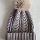 Czapka z 100% wełny merino – ręcznie robiona