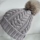 Czapka z 100% wełny merino – ręcznie robiona