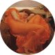 Tapeta koło w stylu prerafaelickim "Flaming June"
