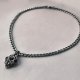 Naszyjnik z zawieszką chainmaille ze stali 40-55 cm gothic minimal