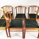 Komplet 6 krzeseł tekowych, Mid Century, Dania lata 70