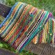 100% wool * SZAL / TUBA BOHO * MULTICOLOR * WEŁNIANY OTULACZ