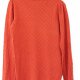 Soaked in Luxury Lekki sweter bluzka z długim rękawem bawełna S rudy rdzawy brąz