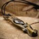 Wisiorek z naturalnego drewna Lipy i labradoryt – rękodzieło z duszą - prezent dla kobiety dla niej Unique Jewelry Design; Luxury Wooden