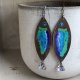 Kolczyki Fish with Rainbow Tail